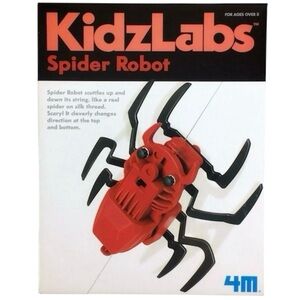 Spider Robot Toy Building Kit Motor Powered Educational Kidz Labs